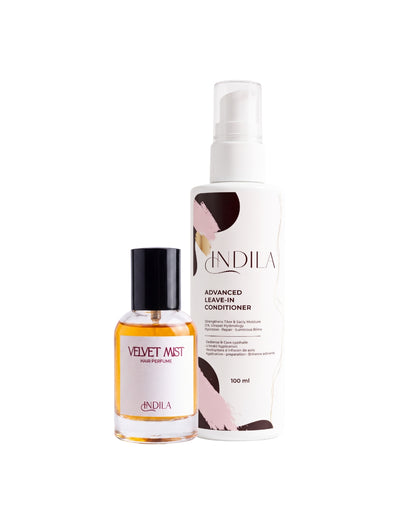 Pack Indila – Leave-In Conditioner + Velvet Mist Hair Perfume